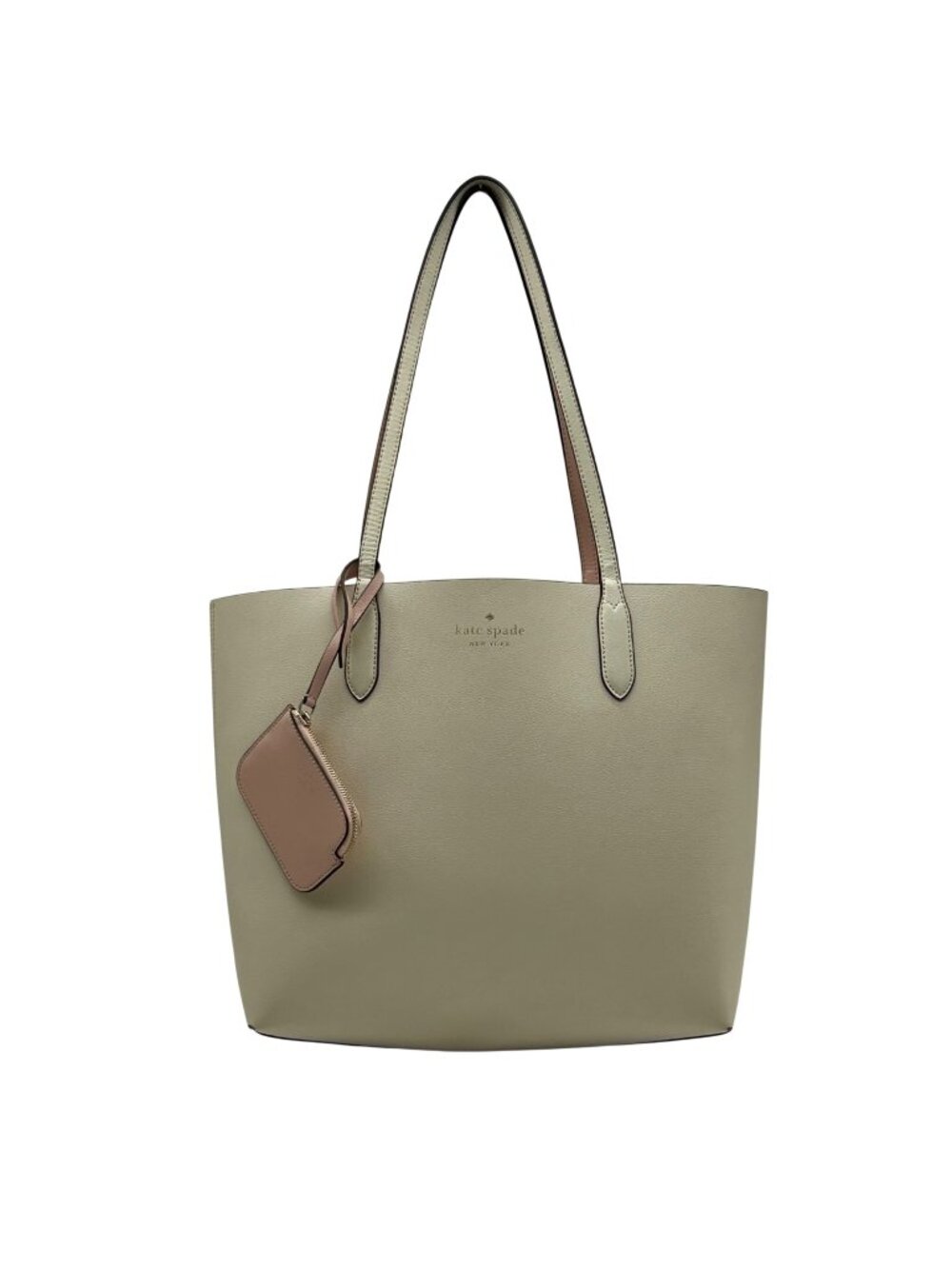 Kate Spade Ivory Pebbled Leather Reversible Tote